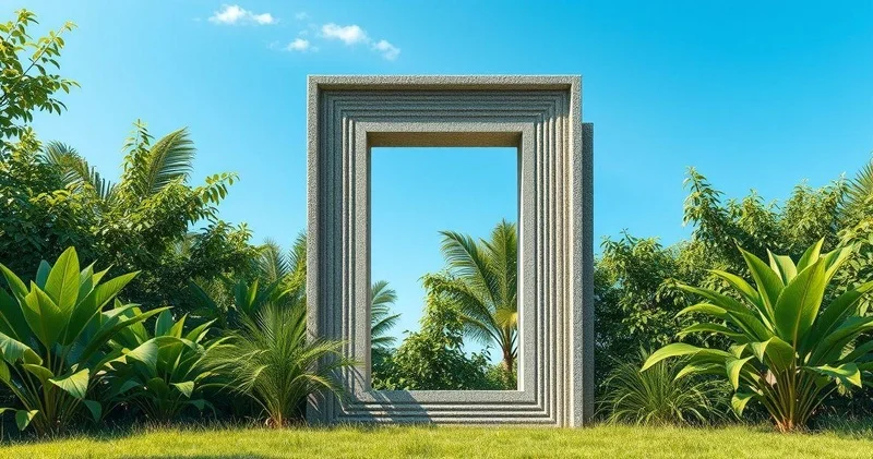 Moldura de cimento